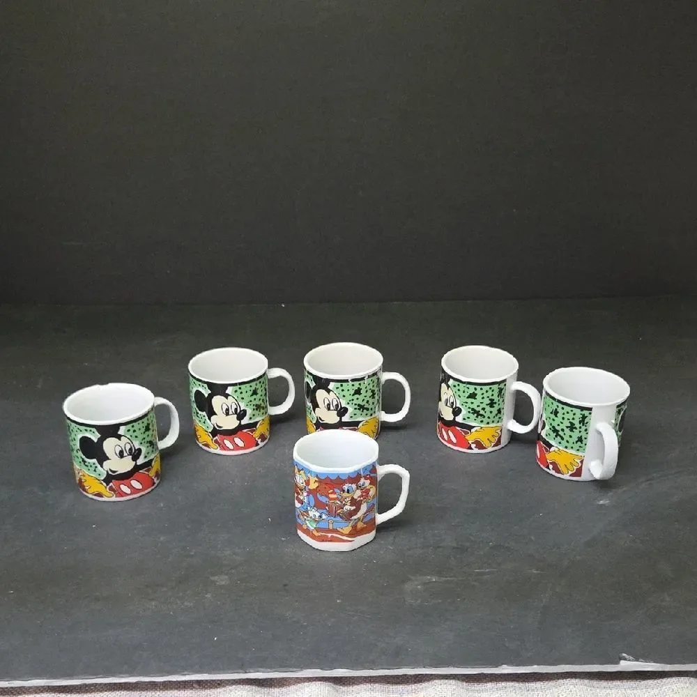 6 Mini Mickey‎ Mouse Mugs. 2.5